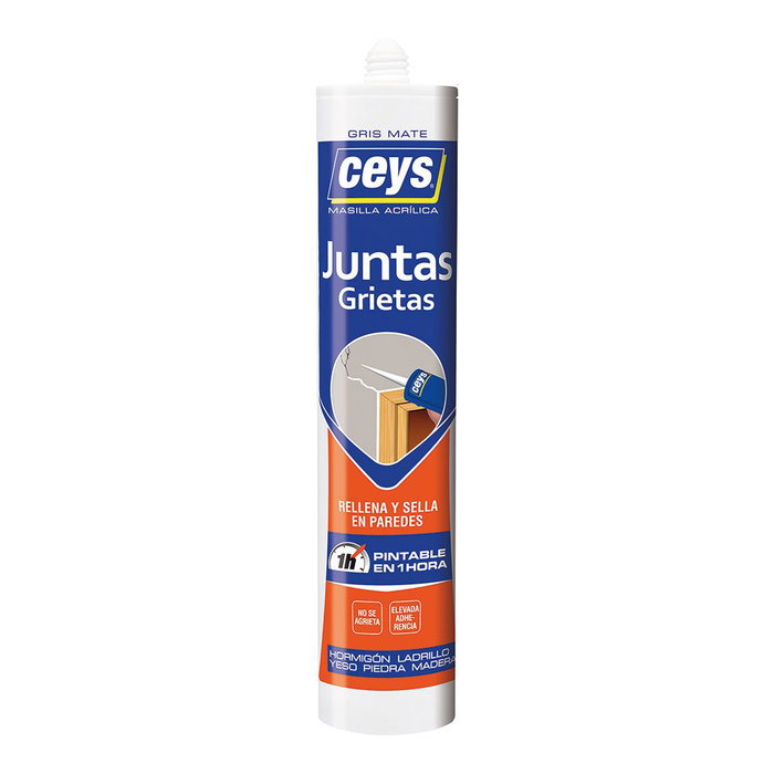 Ceys Masilla acrílica gris en cartouche 280 ml Ceys Masilla acrílica gris en cartouche 280 ml