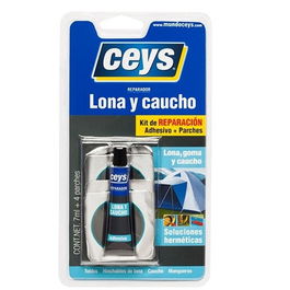 CEYS Réparateur Toile Et Caoutchouc 7ml + 4 Patchs 505017