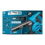 Koma Tools 20v-SA Souffleur Aspirateur Broyeur Brushless 40V Sans Batterie Ni Chargeur - Moteur Sans Balais, 4 Vitesses + Turbo, Bleu/Noir