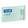 Milán Bloc de 90 notes super adhésives bleu pastel 76 x 127 mm