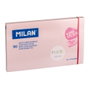 Milán Bloc de 90 notes autocollantes super adhésives rose pastel 76 x 127 mm
