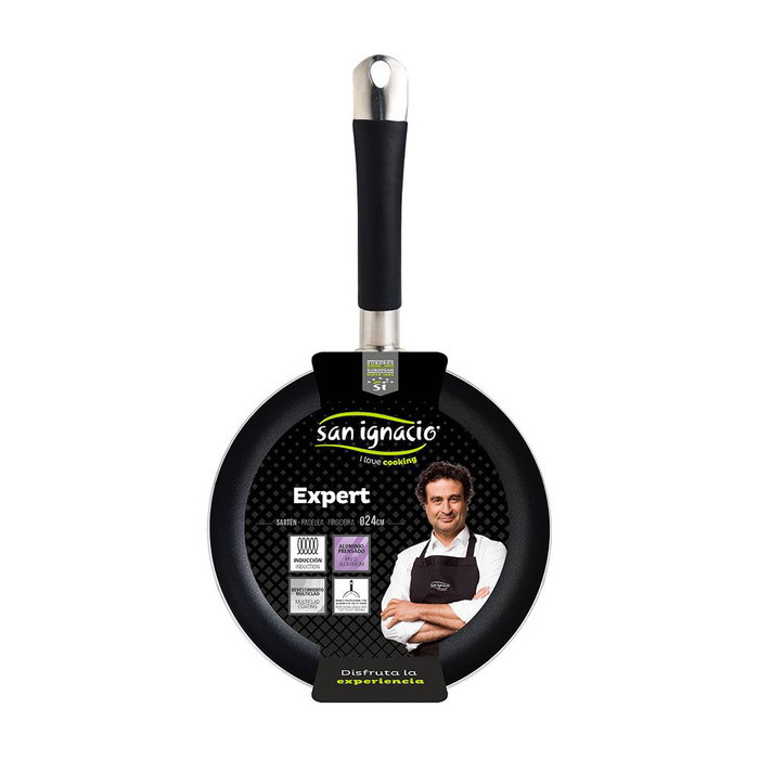 San Ignacio Poêle à frire Expert en aluminium pressé antiadhésive Ø24 cm - SG9516 San Ignacio Poêle à frire Expert en aluminium pressé antiadhésive Ø24 cm - SG9516