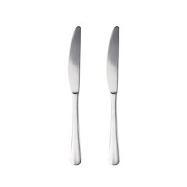 San Ignacio Set de 2 couteaux Natur en acier inoxydable recyclé, brillant