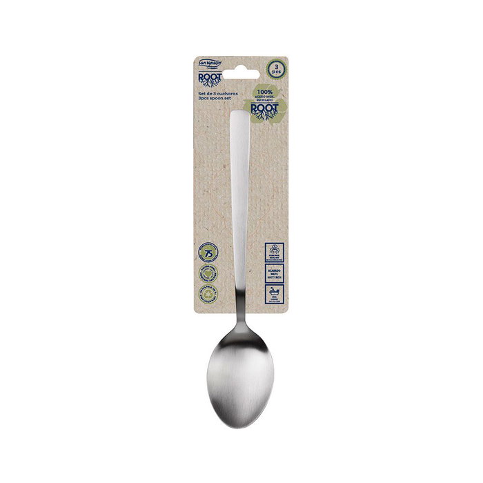 Ensemble de Cuillères San Ignacio Root SG7772 Acier inoxydable Mat