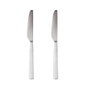 San Ignacio Cuchillo de acero inoxidable reciclado mate root, blister 2 uds