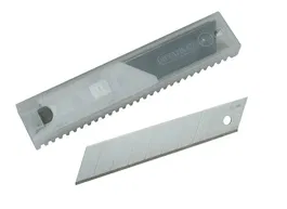 STANLEY FATMAX - Lot de 10 lames de cutter 18mm (Réf. 2-11-718) - Lames séparables traitées par induction pour une résistance accrue