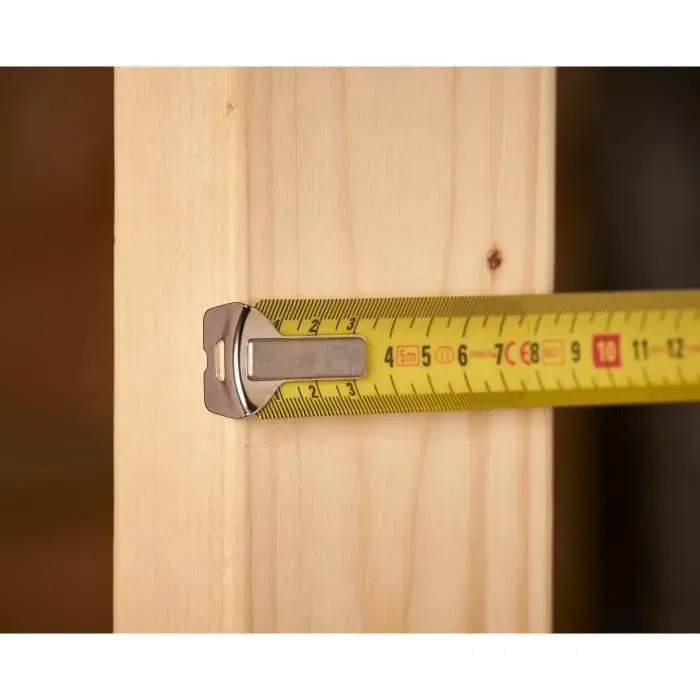 Stanley 0-33-514 - Ruban à mesurer 5 m x 25 mm Powerlock - Fabrication française, boîtier ABS antichoc