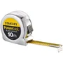 Stanley 0-33-532 Mètre Ruban Powerlock 10 m x 25 mm, Fabrication Française, Boîtier ABS Antichoc - Outil Professionnel