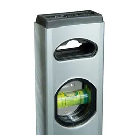 Stanley STHT1-43110 Niveau tubulaire magnétique Classic 40 cm, corps aluminium, semelle 2 aimants, fioles horizontale et verticale, précision horizontale +/- 0,5 mm/m