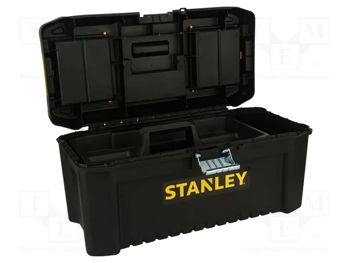 Stanley Essential-Box 16 Metal Noir/Jaune