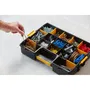 Stanley 1-94-745 Organisateur de boîte à outils avec 17 compartiments dont 10 intercalaires mobiles - Système de fermeture sécurisé - Sortmaster