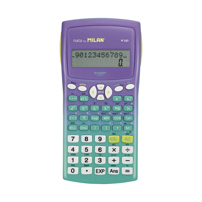 Calculatrice scientifique Milan m240 Sunset Calculatrice scientifique Milan m240 Sunset