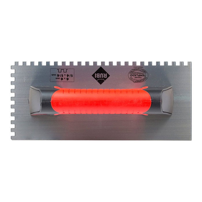 Truelle dentelée Rubi Acier Truelle dentelée Rubi Acier
