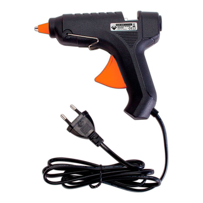 Rubi Pistole à colle thermofusible 40W pour barres de Ø11-12mm Rubi Pistole à colle thermofusible 40W pour barres de Ø11-12mm
