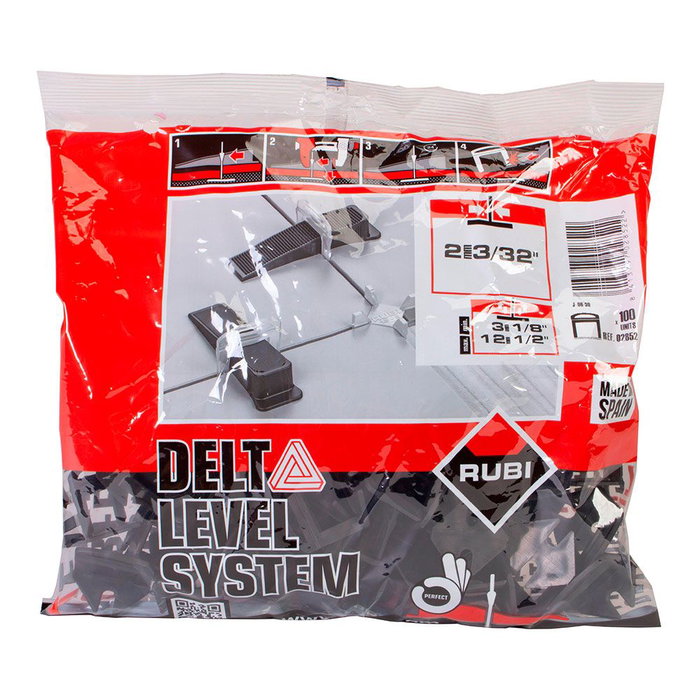 système de niveau Rubi Delta Level System 2852 2 mm 3-12 mm Bride système de niveau Rubi Delta Level System 2852 2 mm 3-12 mm Bride