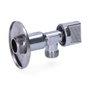 Edm Clé de régulation chromée métal 1/2" - 3/8" (1,27 cm - 0,95 cm)