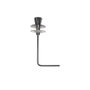 EDM Product Bouton poussoir pour toilettes EDM 01288 Métal Chrome