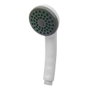 ECM Poignée de douche anticalcaire blanche ABS Ø 7 x 4,2 x 19 cm