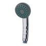 Edm Poignée de douche anticalcaire chromé Ø7 x 4,2 x 19 cm plastique ABS 1 fonction