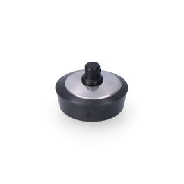 Edm Bouchon en caoutchouc moulé Ø42mm Noir