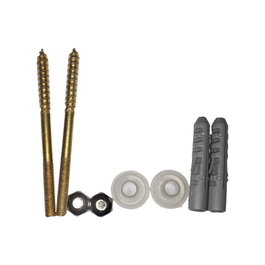 Edm Jeu de vis pour WC M5x75mm en acier inox</div></html>