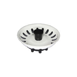Edm Filtre de grille pour évier type Teka blanc ø7,7cm
