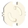 Edm Tapa de enchufe giratorios base t/tl, blister 10 uds