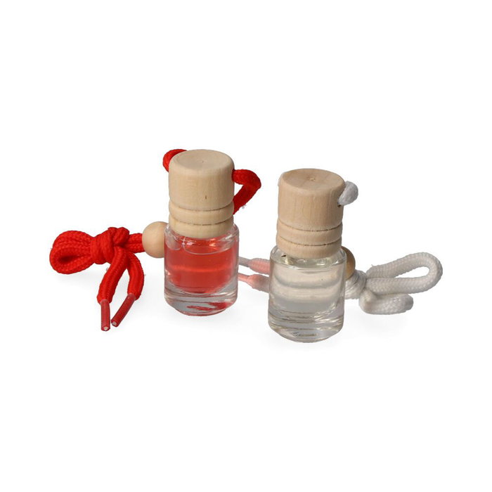 Lot de 12 désodorisants voiture parfums assortis fraise vanille pomme cerise 8 ml verre blanc rouge Lot de 12 désodorisants voiture parfums assortis fraise vanille pomme cerise 8 ml verre blanc rouge