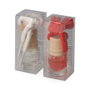 Lot de 12 désodorisants voiture parfums assortis fraise vanille pomme cerise 8 ml verre blanc rouge