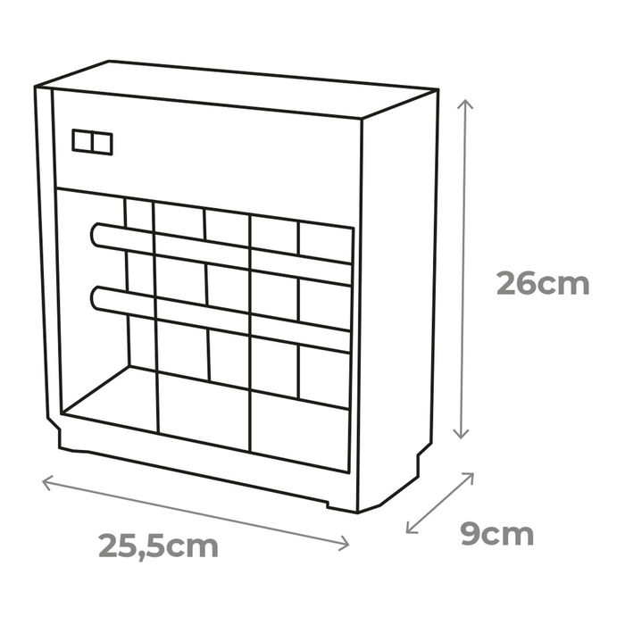 Tue-insectes électriques EDM 06011 Noir Argenté 12 W 25,5 x 9 x 26 cm Professionnel