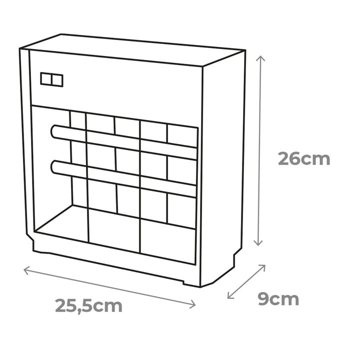 Tue-insectes électriques EDM 06011 Noir Argenté 12 W 25,5 x 9 x 26 cm Professionnel