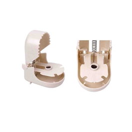 Sauvic Ratonera de Plástico 5 x 9,5 x 4 cm Blister 2 Uds
