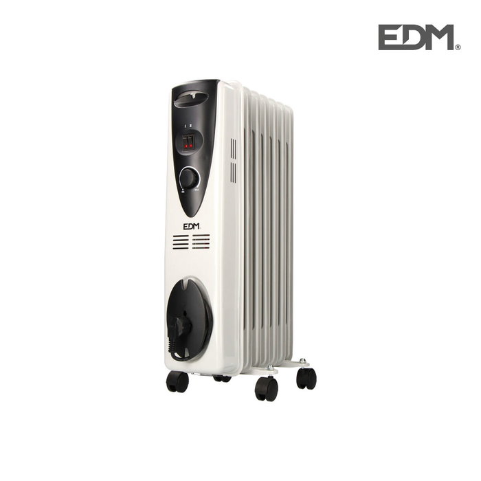 Edm Radiateur à huile 1500 W avec 7 éléments