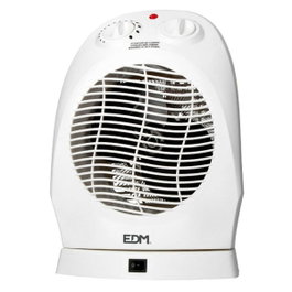 Edm Calefactor compacto oscilante 1000 - 2000 w blanc
