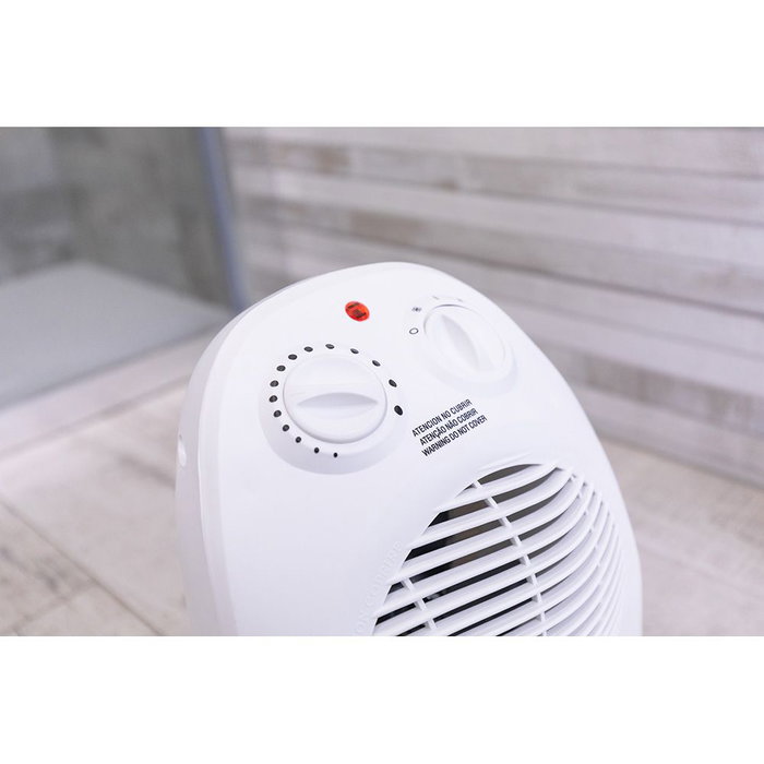 Edm Calefactor compacto oscilante 1000 - 2000 w blanc