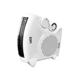 Edm Calefacteur compact 2 en 1 blanc, 1000 - 2000 W