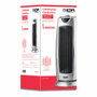 Edm Radiateur de colonne en céramique Sylver, 1000-2000 W, Gris