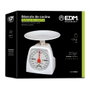 Edm Balance de cuisine analogique blanc, max. 4 kg, Ø16,5 x 17 cm