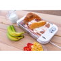 Edm Tostadora Multitostador Plana 600W 6 Températures Minuterie Acier Inoxydable Chromé Blanc