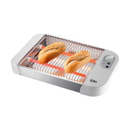 Edm Multi-grille-pain Plana 600 W Chromé / Blanc