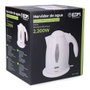 Edm Bouilloire électrique 2200W 1L avec filtre amovible, arrêt automatique - Blanc