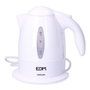 Edm Bouilloire électrique 2200W 1L avec filtre amovible, arrêt automatique - Blanc