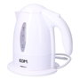 Edm Bouilloire électrique 2200W 1L avec filtre amovible, arrêt automatique - Blanc