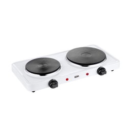 Edm Plaque de cuisson électrique 2 foyers 1500 W