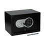 Safe Alarm Coffre-fort électronique renforcé acier noir 31 x 20 x 20 cm avec clé secours