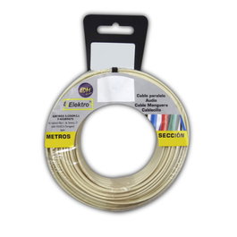 Enrouleur Téléphone Parallèle Blanc 2 Voies 10M [E3-28080]