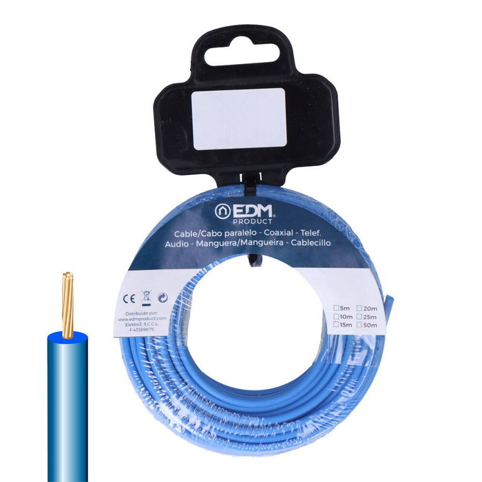 EDM Product Câble EDM 28600 Bleu 6 mm 25 m