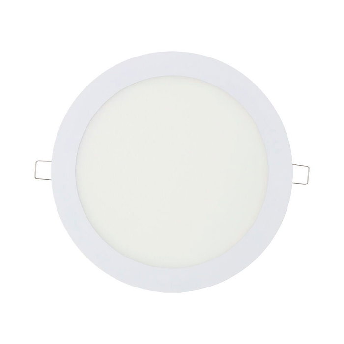 Edm Downlight LED encastrable rond 20W lumière du jour 4000K 1500lm Ø22,5cm blanc
