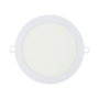Edm Downlight LED encastrable rond 20W lumière du jour 4000K 1500lm Ø22,5cm blanc