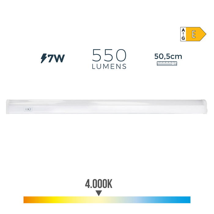 Tube LED EDM 31695 A E 7 W 600 lm (4000 K)